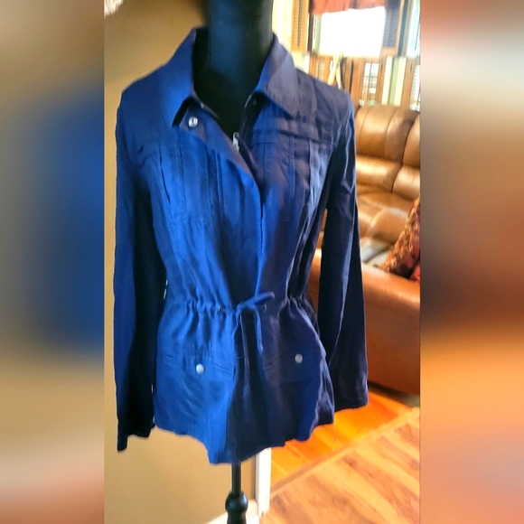 Women's A New Day Blue lightweight Jacket, Size Small - Picture 1 of 8